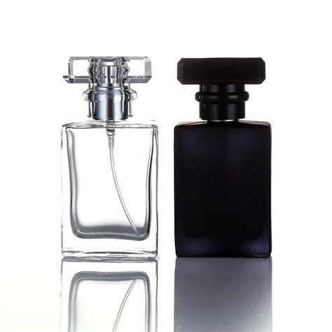 Frasco De Perfume Quadrado Recarregável Frasco Vazio De 30ml 50ml