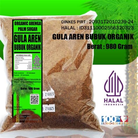 Jual Grm Kg Gula Aren Bubuk Organik Gula Semut Palm Sugar Grade