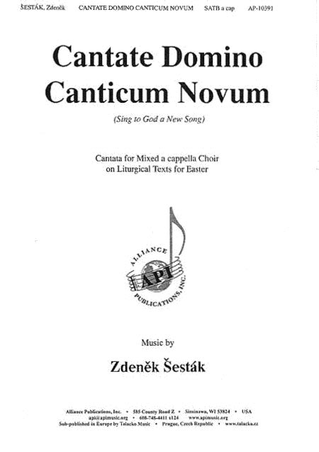 Cantata Domino Canticum Novum Choir Sheet Music Sheet Music Plus