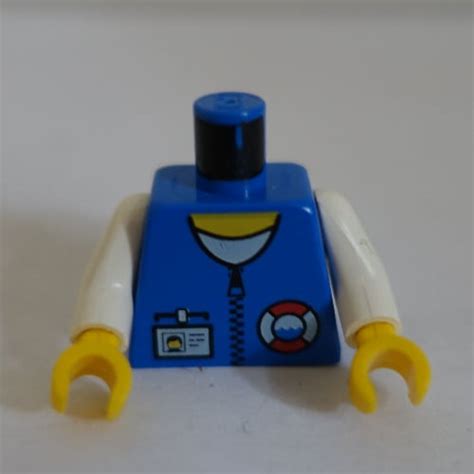 Lego Part C H Pr Torso Vest With Rescue Coast Guard Logo Name