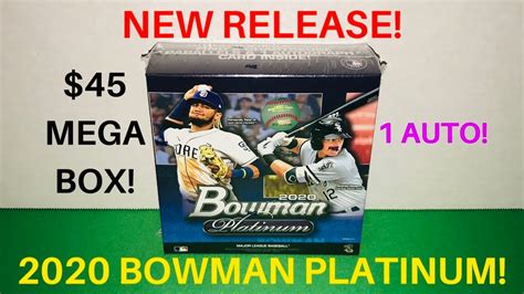 2020 Bowman Platinum Mega Box Opening Brand New Baseball Retail Rip