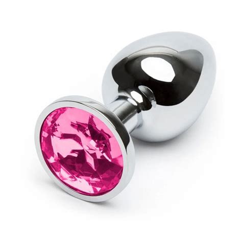 PLUG ANAL EM JOIA ROSA TAMANHO G Íntimos Sexy SexShop