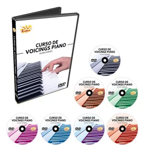 Curso De Voicings Teclado E Piano Em Dvds Mercadolivre