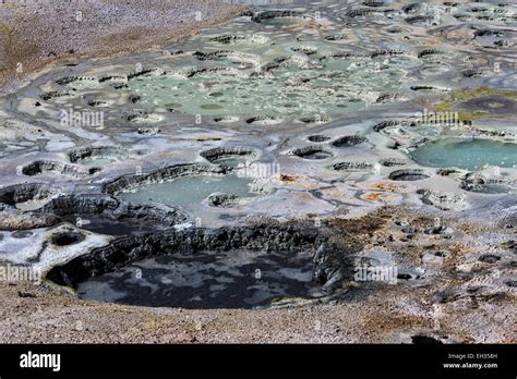 Volcanic Activity Creates Colorful Hydrothermal Features Such As These