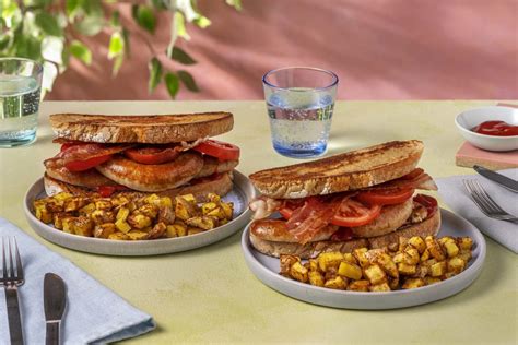 Sausage And Bacon Breakfast Sandwich Recipe Hellofresh