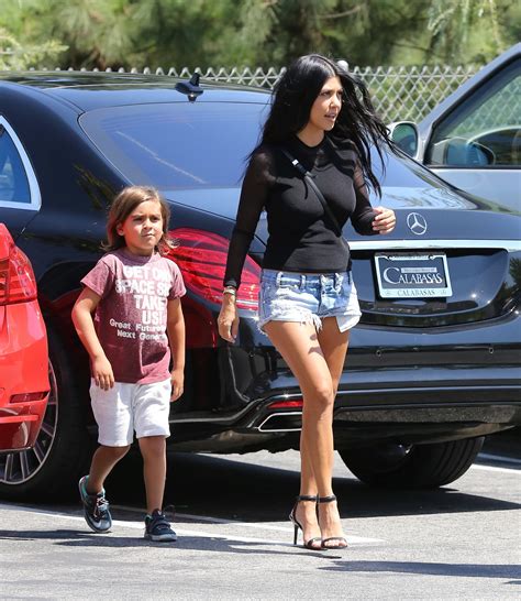 Kim Kris Kourtney And Mason Out In Calabasas 827 Lipstick Alley