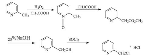 一种2 氯甲基吡啶盐酸盐的合成方法