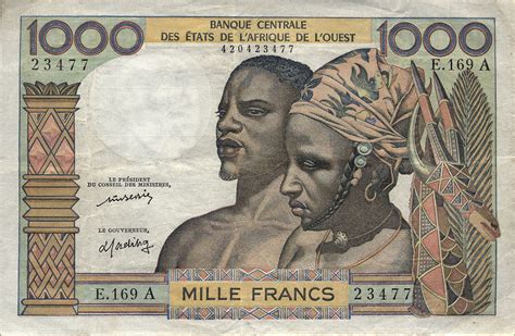 West Afr Staaten West African States P Al Francs