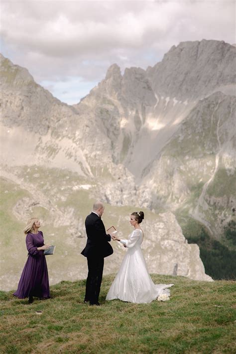 Adventurous Helicopter Elopement In The Mountains Of The Dolomites