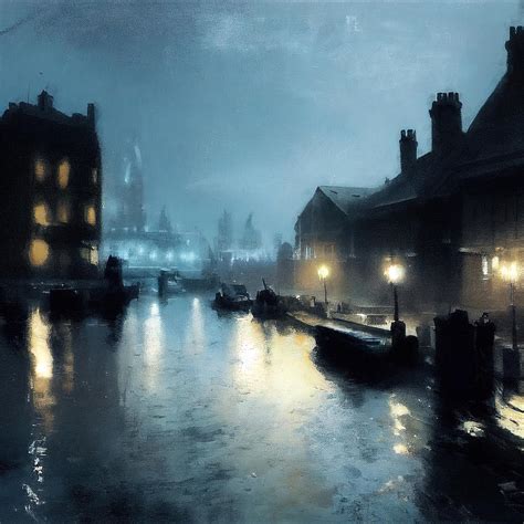 London Docks In The Victorian Era Painting By Am Fineartprints