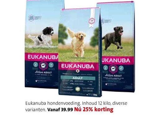 Eukanuba Hondenvoeding Aanbieding Bij Intratuin Folders Nl