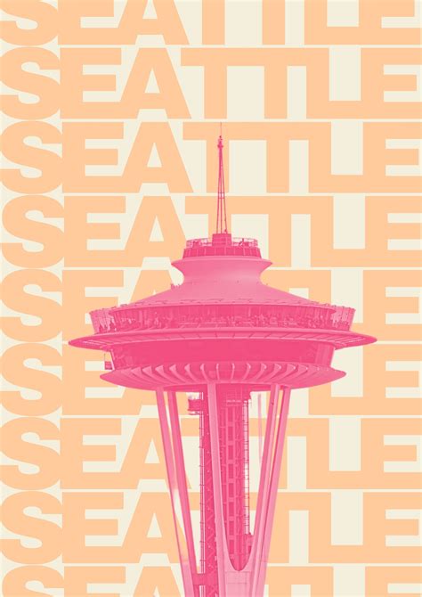 Seattle Skyline Art Print - Perfect for Seattle Lovers
