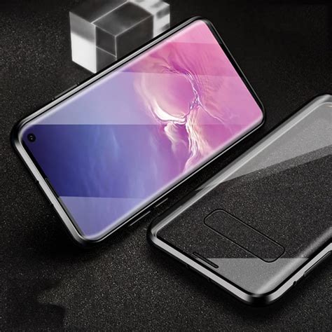 Магнитный металлический чехол для samsung Galaxy A7 A8 A9 A10 A50 A60 ...