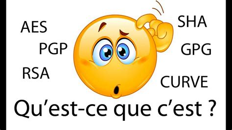 Aes Rsa Pgp Gpg Sha Qu Est Ce Que C Est Youtube