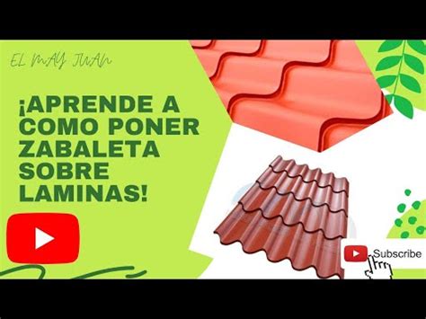 Aprende A Como Poner Zabaleta Sobre La Lamina Plasti Teja Youtube