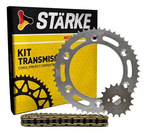 Kit Relação Transmissao Starke Nxr 150 Bros Retentor Frete grátis