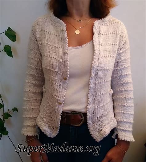 Modèle Gilet Tricot Femme Gratuit À Imprimer