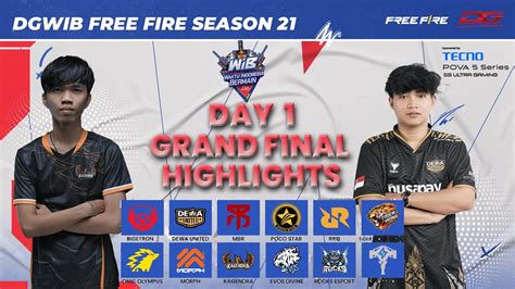 HIGHLIGHTS DEWA DAN KAGENDRA BOOYAH DGWIB FREEFIRE SEASON 21 GRAND