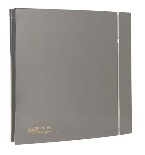 Soler&Palau SILENT 100 CRZ Design Grey 4C ventilátor - zpětná klapka ...