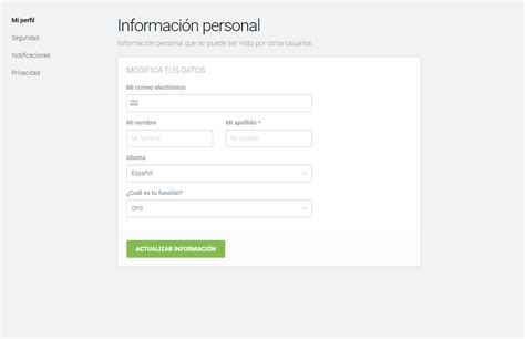 C Mo Puedo Actualizar La Informaci N De Mi Perfil Calam O Help Center