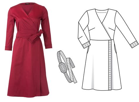 Платье С Запахом Выкройка Бурда Лучшая Фото Подборка