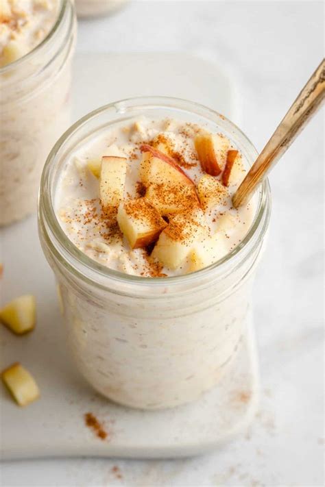 Apple Cinnamon Overnight Oats With Sweet Honey