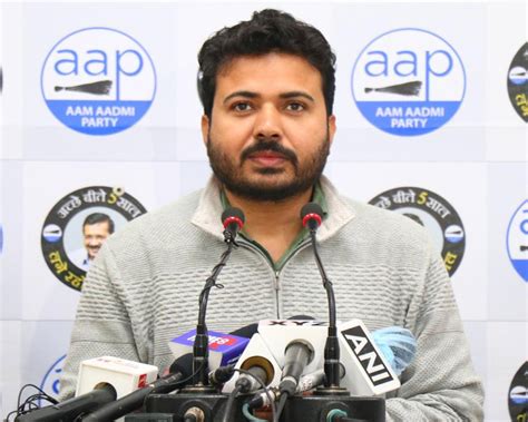 Delhi Lg Saxena Misusing His Powers Let Him Fight Mcd Polls Aap Leader Durgesh Pathak