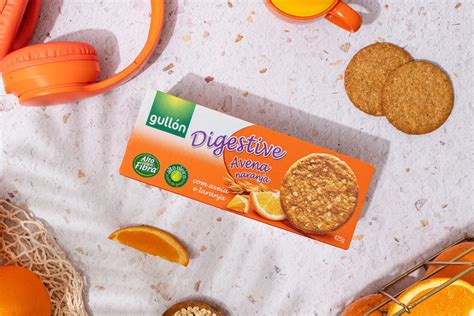 Galletas Digestive Avena Naranja Gull N