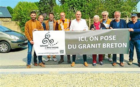 À Évran les bordures cest avec du granit breton Le Télégramme