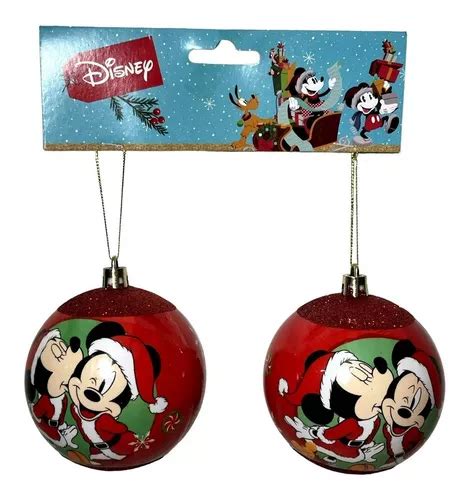 Bolas Enfeite Rvore Natal Minnie Mickey Original Disney