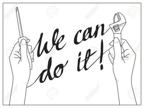 We Can Do It Drawing At Getdrawings Free Download
