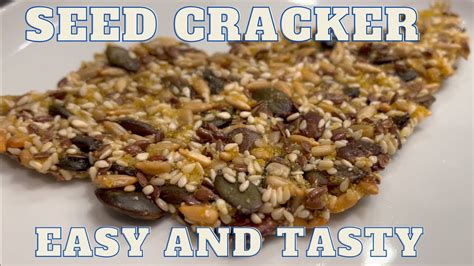 Seed Cracker - Easy and Tasty - YouTube