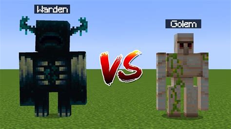 1 Warden Vs 10 Iron Golem Who Will Win Minecraft YouTube