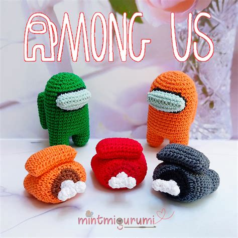 Among Us Crewmate Dead Body Amigurumi Crochet Pdf Pattern Etsy