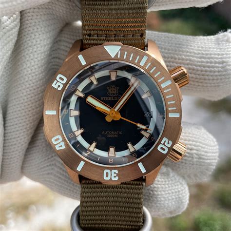 Steeldive SD1950S Men's 44MM 3000M Waterproof Dive Watch NH35 Automatic ...