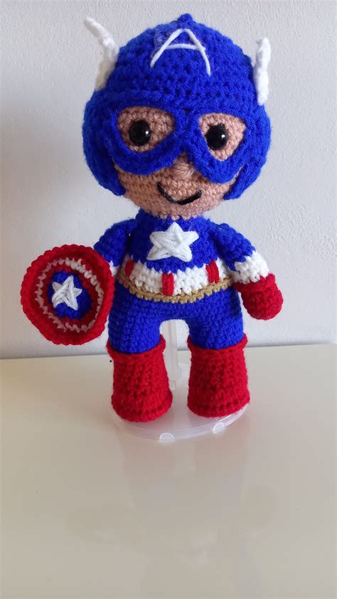 Captain America Amigurumi Crochet