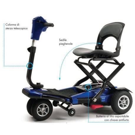 Scooter Elettrico Per Disabili E Anzani Pieghevole Sedna