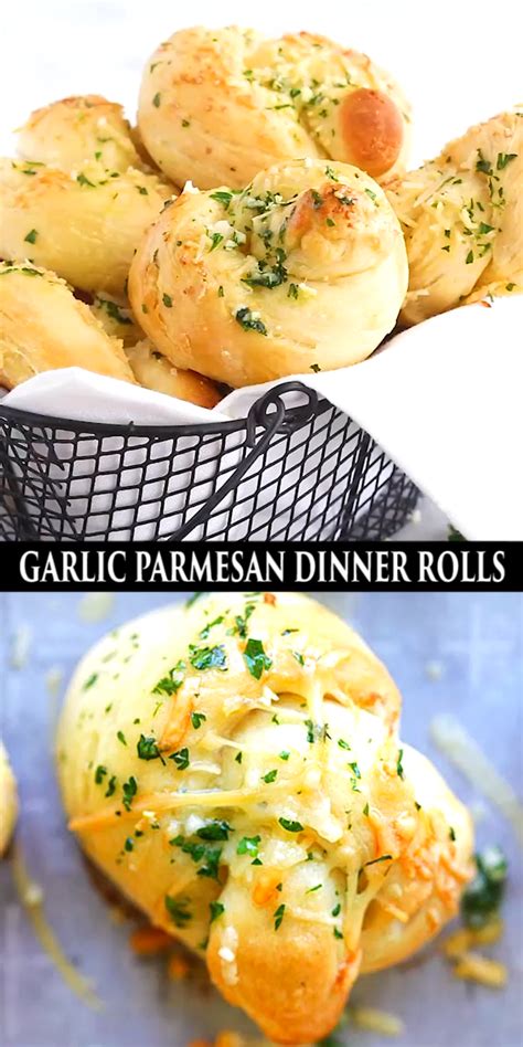 Garlic Parmesan Dinner Rolls Artofit