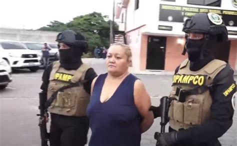 Capturan A “la Madre” Presunta Miembro De La Pandilla 18 Que Cobraba