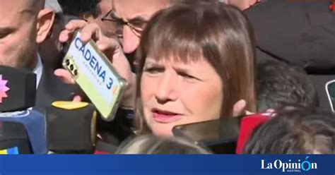 Patricia Bullrich Este es el paro de la debilidad La Opinión Austral