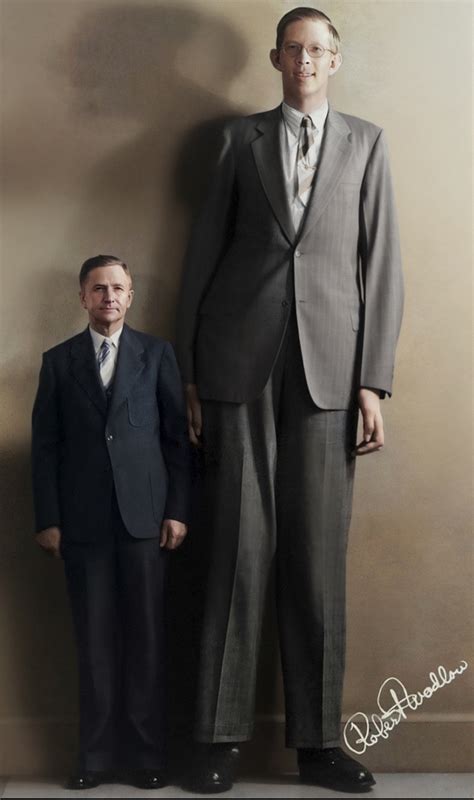 Robert Wadlow With His Father Harold Franklin Wadlow