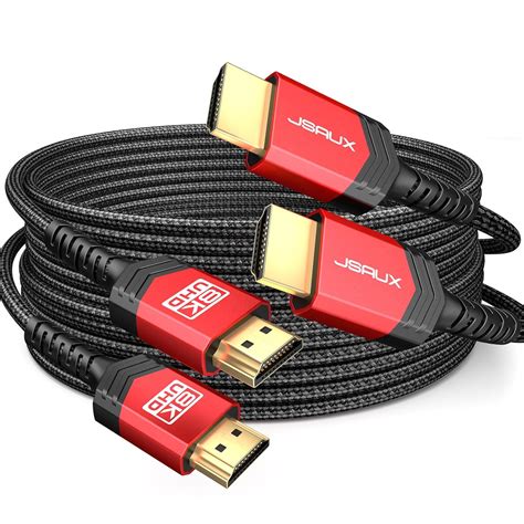 Jsaux K Hdmi Cable Ft Pack Gbps Hdmi Cable K Hz K Hz