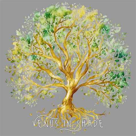 Watercolor Tree Of Life Tree Earth And Nature Lovers Organic Etsy