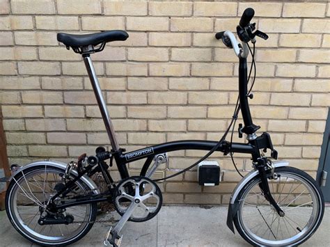 Brompton M Type M6L Black 6 Speed Bike Worldwide Shipping Folding