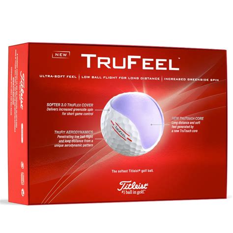 Titleist Trufeel 2024 Golf Balls White Complete Golfer