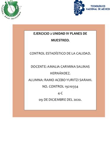 Planes De Muestreo Trabajo Pdf