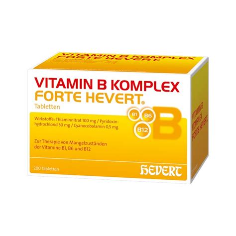 Vitamin B Komplex Forte Hevert Tabletten St St Online Kaufen