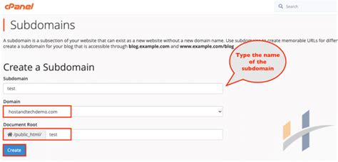 CPanel Subdomains How To Create And Redirect Also Delete Subdomains