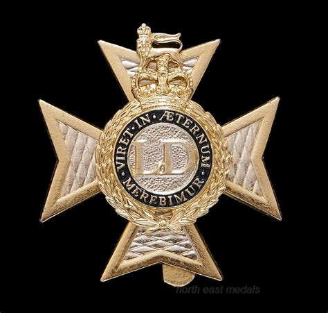 The Light Dragoons Staybrite Anodised Aluminium Cap Badge British