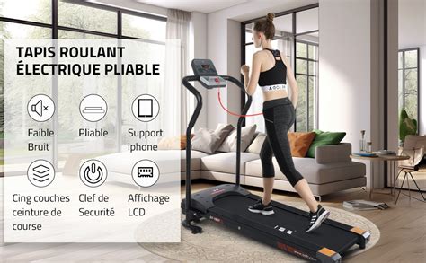 Ise Tapis De Course Pliable Electrique Professionnel Tapis De Marche